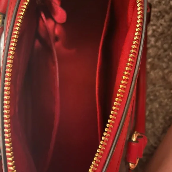 NWOT COACH RED ROWAN WITH STRAP in perfect condition with strap - Picture 8 of 10